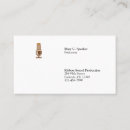 Search for podcast business cards Professional