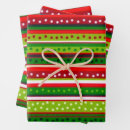 Search for red green white stripes wrapping paper Seamless
