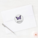 Search for purple butterfly thank you stickers Elegant