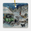 Search for truck christmas tree decorations Snow