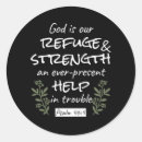 Search for refuge stickers God is our refuge