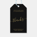 Search for business thank you gift tags Black