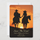Search for horse save the dates Cowboy