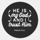 Search for trust in god stickers Bible verse