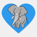 Search for elephant love stickers Blue