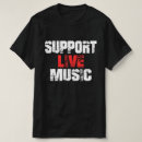 Search for support live music tshirts Singer