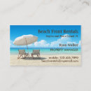 Search for beach house business cards Modern