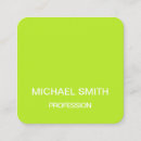 Search for lime business cards Minimalist