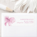 Search for bow return address labels Modern