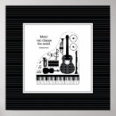 Search for black white music posters Keyboard