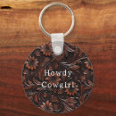 Search for faux leather key rings Brown