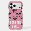 Search for i can and i will iphone cases Girly