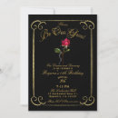 Search for red black gold sweet 16 invitations Elegant