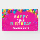 Search for hot pink banners Happy birthday