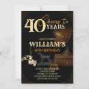 Search for cigar birthday invitations Sophisticated