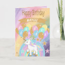 Search for rainbow unicorn birthday cards Kids