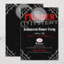 Search for murder mystery halloween invitations Vintage