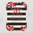 Search for black white red invitations Celebration