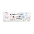 Search for fence return address labels Watercolor