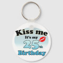 Search for 25th birthday key rings 25 years