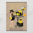 Search for what will it bee baby shower invitations Yellow