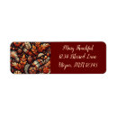 Search for orange and black return address labels Pattern