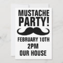 Search for mustache birthday invitations Moustache party