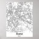 Search for italy black and white posters Map