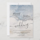 Search for ice blue winter wedding invitations Watercolor
