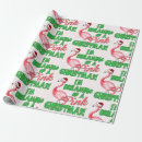 Search for flamingo christmas wrapping paper Island