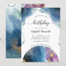Search for purple night sky invitations Watercolor