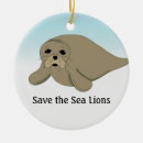 Search for sea lion christmas tree decorations Ocean