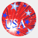 Search for usa red white blue stickers Celebration