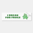 Search for frogs bumper stickers Toad