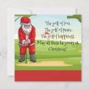 Search for funny golf cartoons cards Santa