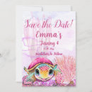 Search for turtle save the dates Under the sea