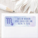 Search for astrology return address labels Zodiac