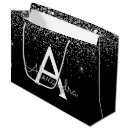 Search for black and silver gift bags Glitter