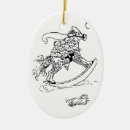 Search for rocking horse christmas tree decorations Vintage