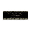 Search for black lace return address labels Chic