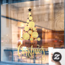 Search for gold window decals Merry christmas