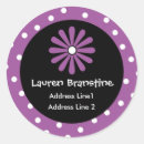 Search for purple and white stickers Black