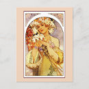 Search for alphonse mucha postcards Flower