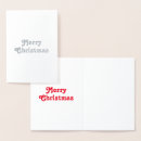 Search for silver foil christmas cards Merry