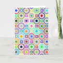 Search for colorful pattern cards Geometric