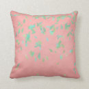 Search for mint green coral pink cushions Pastel