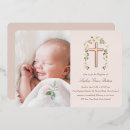 Search for silver christening invitations Gold foil