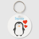 Search for cartoon penguin key rings Modern