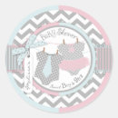 Search for blue and pink zig zags stickers Twins