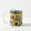 Search for sunflower fields mugs Nature